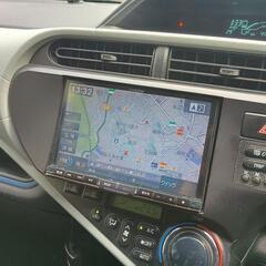 パリッとキレイ　まだ4万キロ台のアクア、車検２年で社外の故障保証も付けますよ〜の画像