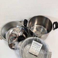 クォーテットパン　鍋3点＆蓋のセットの画像