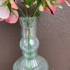 造花＆アンティークボトルの画像