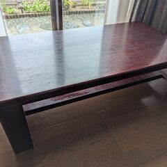 ★洋風ローテーブル ゆずりますの画像
