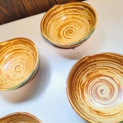 レトロ食器  5客セットの画像