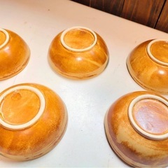 レトロ食器  5客セットの画像