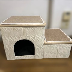 猫ちゃん、ワンちゃん用ステップ　階段　小屋 収納　の画像