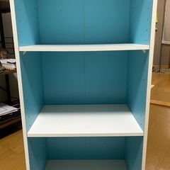 [確定済]中古傷あり 三段カトラリー　白×水色の画像
