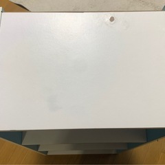 [確定済]中古傷あり 三段カトラリー　白×水色の画像