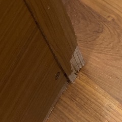 古い本棚(ガラスの引き戸付き)の画像