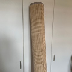 【まもなく終了‼️】新品すだれランチョンマット付き＊竹ラグ、カーペットの画像