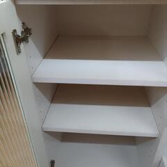 【祇園店】ホワイトレンジボード　幅90×高さ90×奥行き45の画像