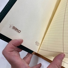 Ｂ6サイズ　valextra ヴァレクストラ　電話アドレス帳の画像