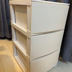 ⭐︎良品⭐︎3段引き出し収納ケースの画像