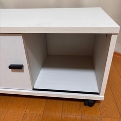 ローボード　テレビ台　ホワイト　の画像