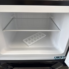 2024年　山善　冷蔵庫　124L 黒の画像