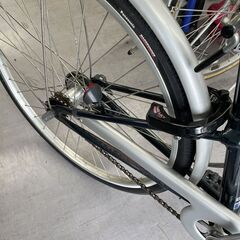26インチ ３段変速 自転車 ママチャリ カゴ 鍵 スタンド付き 札幌市手稲区の画像