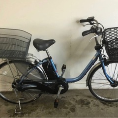 Panasonic 電動アシスト自転車 青viviDX 24インチ A-11 △ 岐阜発/パナソニック/viviDX/電動アシスト自転車/24インチ/3段