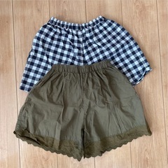 ハーフパンツ 2枚セットの画像