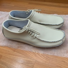 デッキシューズ👞本革　26､5cm 新品未使用品　早めに決めてくれる方常識の範囲で値下げ致しますの画像