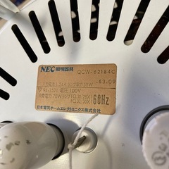 ★NEC シーリングライト 照明器具 QCW-62184Cの画像