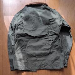 フランス軍 エアフォース ユーティリティジャケット ベルクロ 2ポケット 襟加工の画像