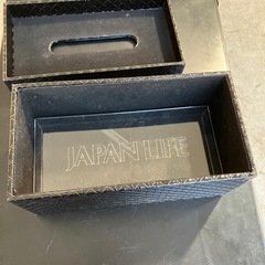 K2508-073 ティッシュケースカバー ブラック キルティング キズ汚れ有りの画像