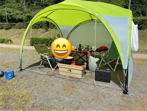 コールマン パーティーシェード 300 ライムグリーン　サイドウォール3枚付き Coleman PARTY SHADE 300 ライムグリーン コールマン パーティー