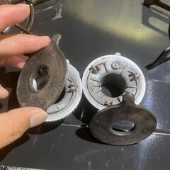 Rinnaiガスコンロ左強火の画像