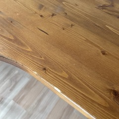 [幅140] L字デスク 天然木使用 スチール脚 インダストリアル調 ヴィンテージの画像