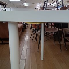 ★リユースのサカイつくば店★TK6083 IKEA ダイニングテーブル ホワイト H74×D60×W100 クリーニング済みの画像