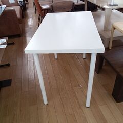 ★リユースのサカイつくば店★TK6083 IKEA ダイニングテーブル ホワイト H74×D60×W100 クリーニング済みの画像