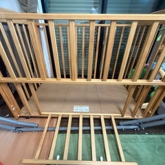 KATOJI ベビーベッドと布団セットの画像