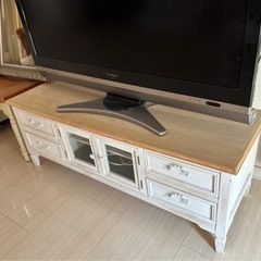 テレビ台　テレビボード　アンティーク　シャビーシックの画像