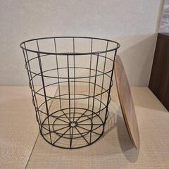 ◆ニトリ◆ワイヤーテーブル◆φ39cm×H41cm◆Z-2504IN44◆の画像