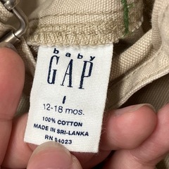 ロ 2508-210 Bady GAP オーバーオール 12ヶ月〜18ヶ月の画像