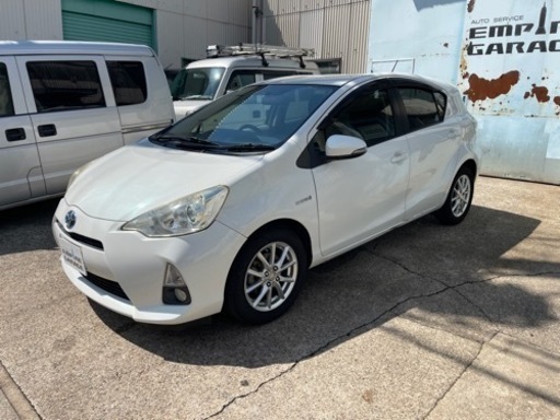 アクア H24 プッシュスタート ナビ フルセグTV Bカメラ ETC