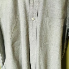 ユニクロuniqlo メンズシャツ　グレー　XLの画像