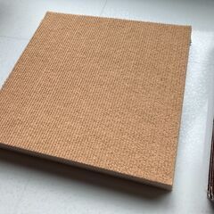 【未使用】吸着タイプ タイルカーペット 30cm×30cm 15枚 ベージュ＆ブラウンの画像