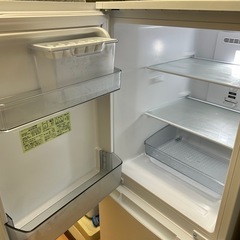2025年製 SHARP シャープ 単身用冷蔵庫 SJ-D15P-W 左開き可の画像