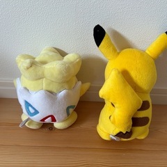 ピカチュウ  トゲピー　ぬいぐるみの画像