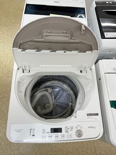 シャープ 全自動電気洗濯機 ES-GE4E-C 4.5Kg 2021年