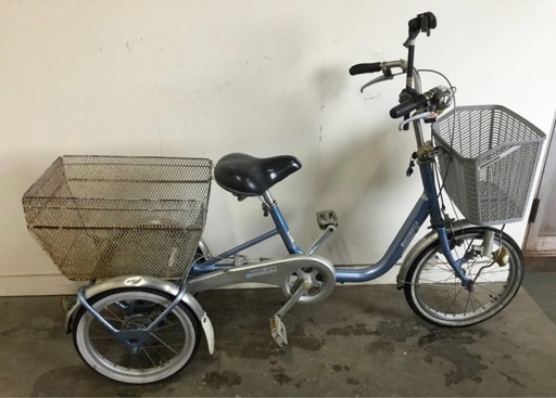 A-15 △ 岐阜発/ ブリジストン/ WAGON/ 大人用三輪自転車/ 変速なし/ スイングあり/ 走行確認/ サビあり/ 現状品/ s1.0/ R6.11/20 △