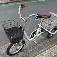 【整備済】小型三輪自転車 低床モデル ミムゴ MG-TRE16Gの画像