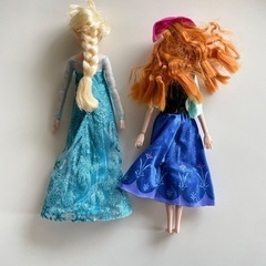 アナと雪の女王 アナ エルサ 人形 フィギュアの画像