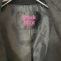 Pink Mix 黒 トレンチコート Mサイズ 未使用タグ付きの画像