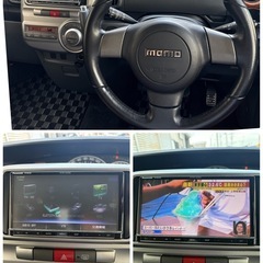 タントカスタムRS インタークーラーターボ　車検R9/4 パワスラ　ナビTV Bluetoothの画像
