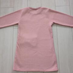 【美品】130cm 裏起毛 ワンピースの画像