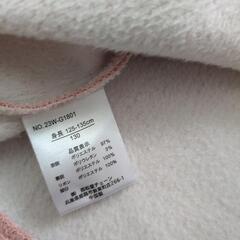 【美品】130cm 裏起毛 ワンピースの画像