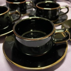 美濃焼　コーヒーカップ&ソーサー6客セットの画像