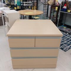【ドリーム尾浜店】組立式3段チェスト　高さ(H)66×幅 (W)75× 奥行(D)75(cm)の画像