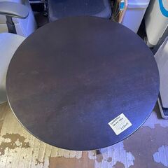 🔥🔥期間限定・特別特価品🔥🔥KANADEMONO カナデモノ THE CAFE TABLE 中古家具 ラウンドテーブル ブラックの画像