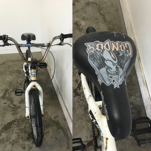 A-18 △ 岐阜発/ HOFFMAN BIKES/ BMX/ 自転車/ 20インチ/ ジャイロ/ ブレーキワイヤー変えてあります/ 走行確認/ 現状品/ 管07s/ R6.12/21 △