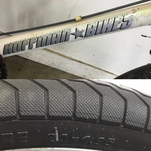 A-18 △ 岐阜発/ HOFFMAN BIKES/ BMX/ 自転車/ 20インチ/ ジャイロ/ ブレーキワイヤー変えてあります/ 走行確認/ 現状品/ 管07s/ R6.12/21 △